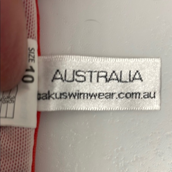 Baku Women’s Red Bikini Top Size 10 Adjustable Strap - Picture 10 of 11